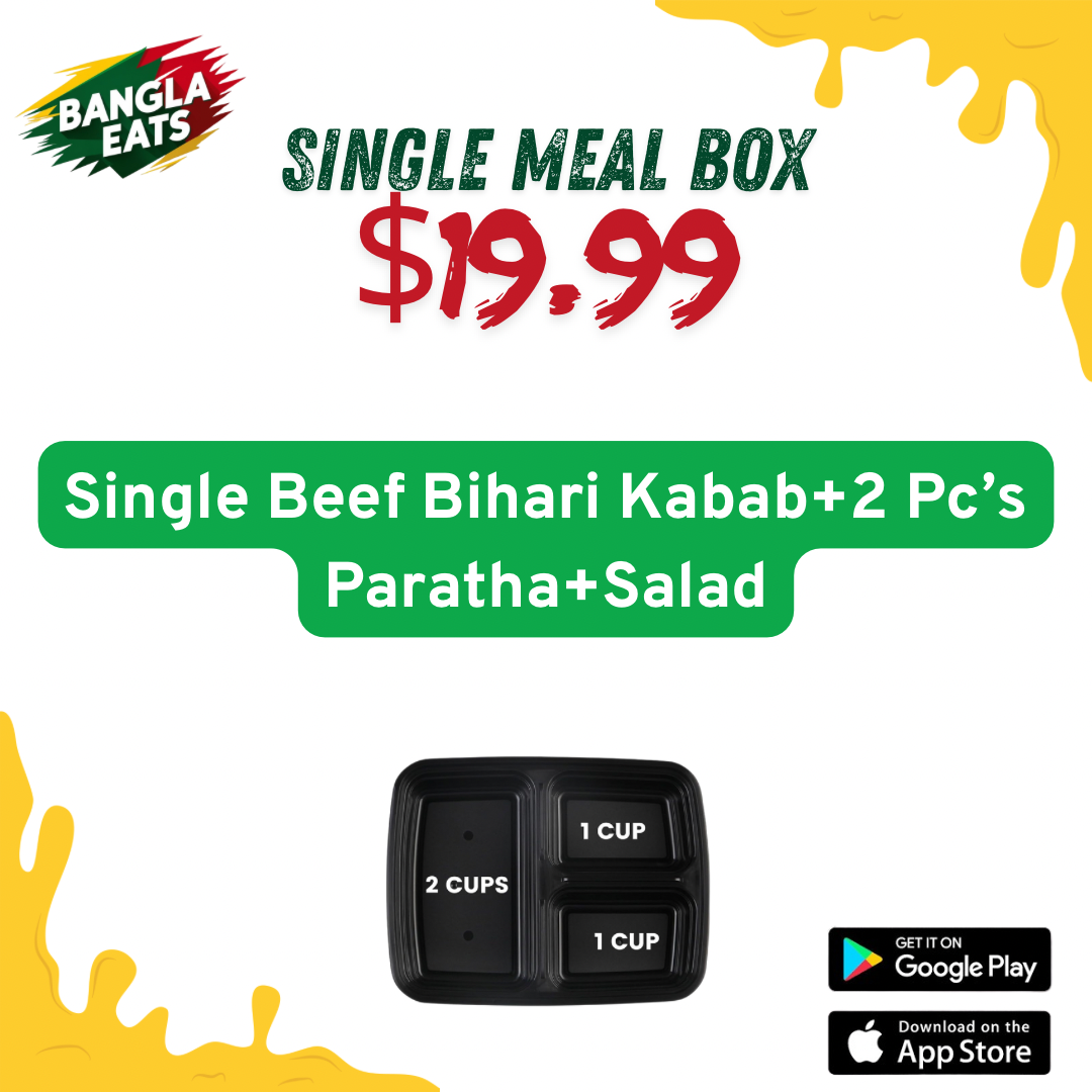 Single Beef Bihari Kabab+1 Pc Paratha+Salad