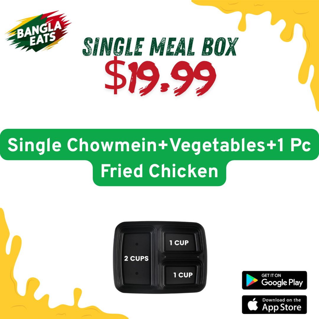 Single Chowmein+Vegetables+1 Pc Fried Chicken