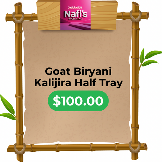 Jharna’s Goat Biryani Half Tray