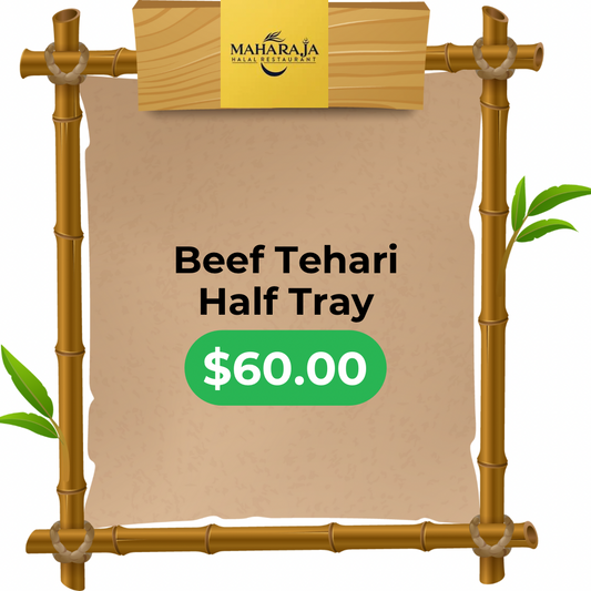 Maharaja Beef Tehari Half Tray