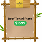 Maharaja Beef Tehari Plate- Eat 2 Persons