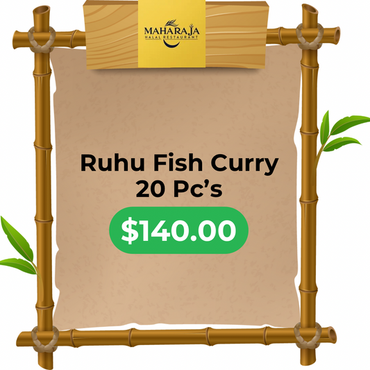 Maharaja Ruhu Fish Curry 20 Pc’s
