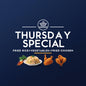 Maharaja Thursday Special Fried Rice+Vegetables+Fried Chicken $13.99