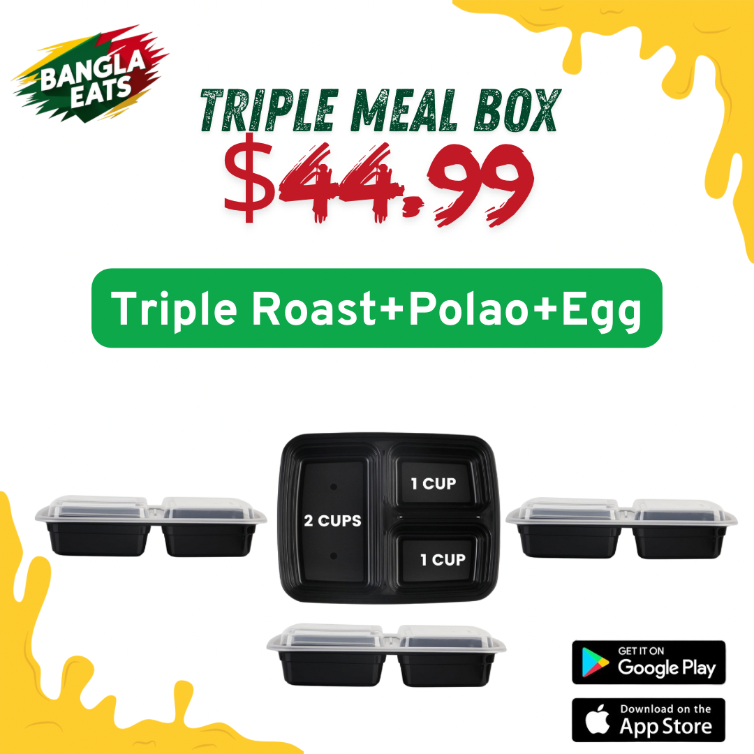 Triple-3 Roast+3 Polao+3 Egg Bhuna