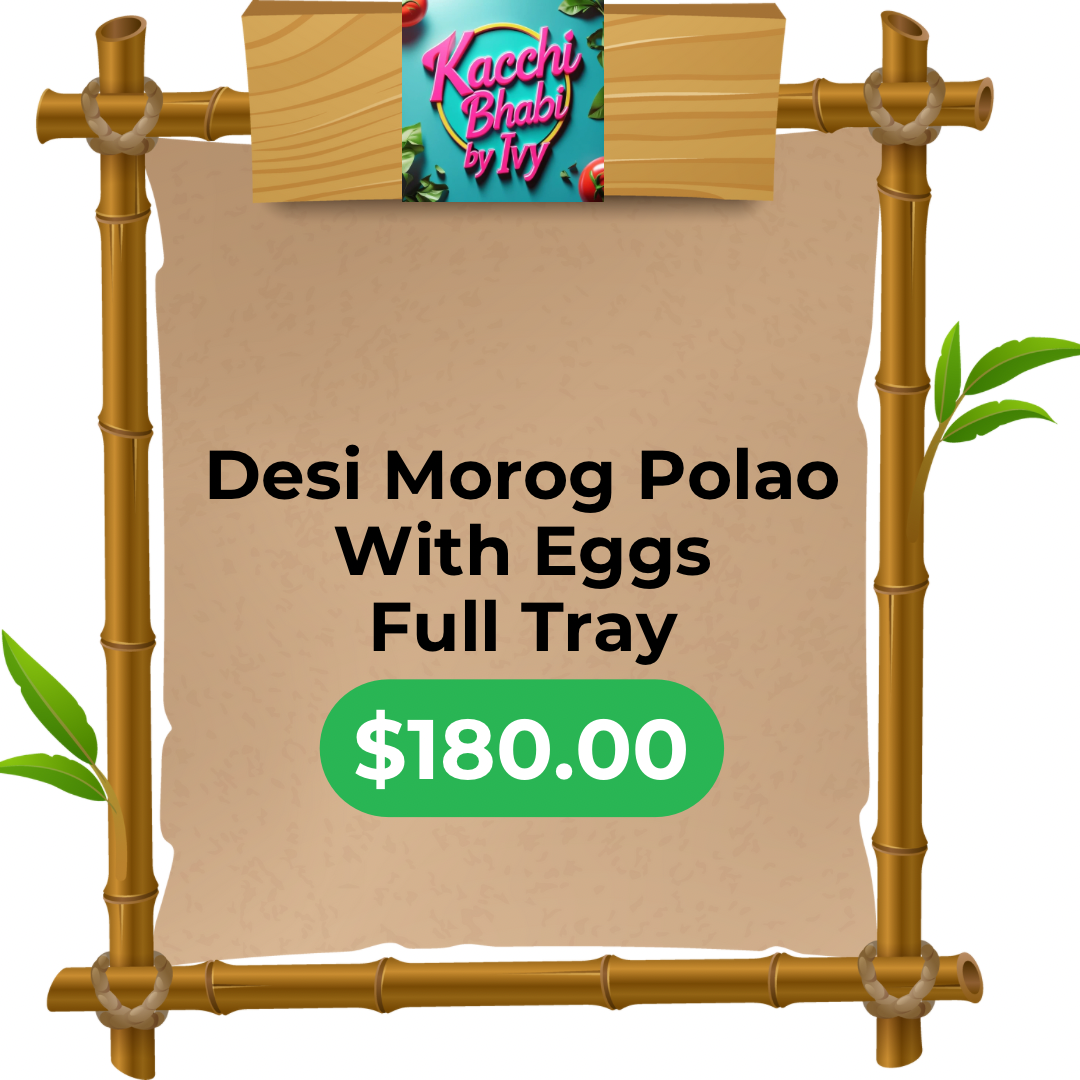 Kacchi Bhabi’s Desi Morog Polao With Eggs Full Tray