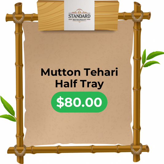 Standard Mutton Tehari Half Tray