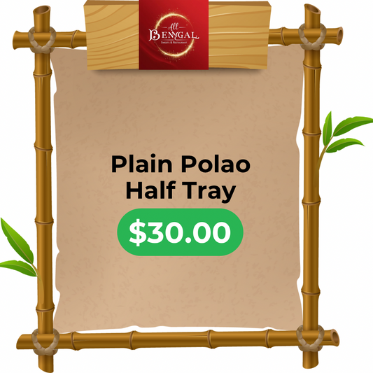 All Bengal Plain Polao Half Tray