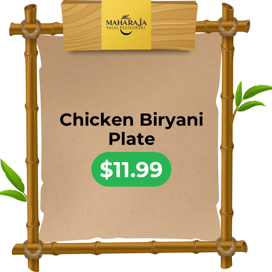 Maharaja Chicken Biryani Plate